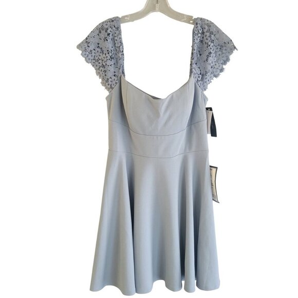City Studio Other - NWT City Studios Juniors' Lace-Sleeve Mini Dress Size 13